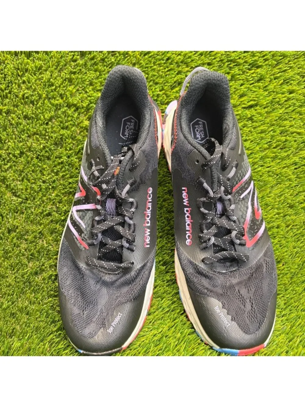 New Balance Fresh Foam Garoé Womens Size 10 Black Purple Running Shoes Sneakers